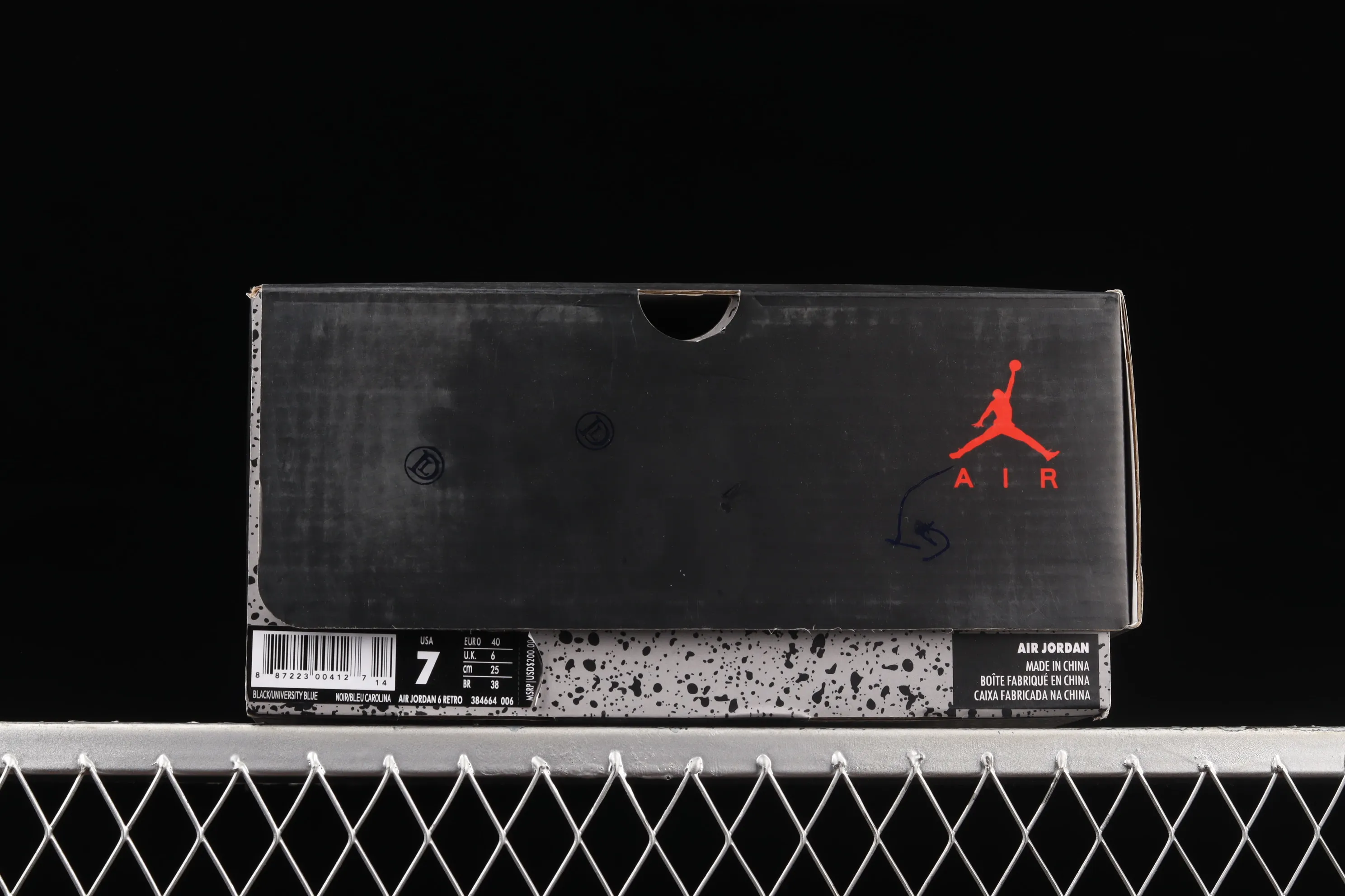 All categories Air Jordan Jordan series basketball shoes Air Jordan 6 Air Jordan "UNC" AJ6 Joe 6 North Carolina Blue 384664-006